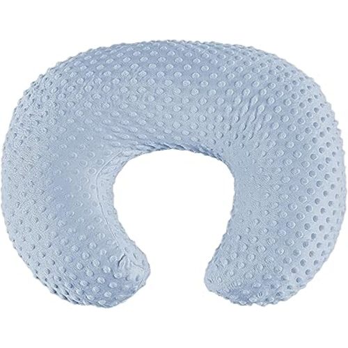 Nursing Pillow for Bottle and Breastfeeding, Ergonomic Comfort Nursing Essentials for Mom and Baby, Feeding Support Pillow with Removable Cover, Easier and Healthier Nursing (Blue)