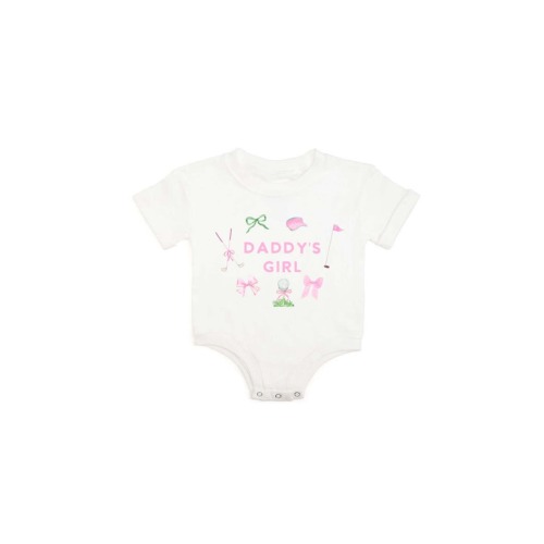 Daddy's Girl Golf Icon Short Sleeve Romper