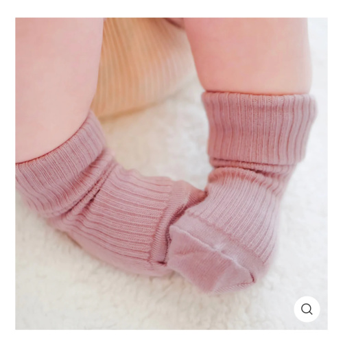 Wool Socks, Baby and Toddler, Pink & Rose