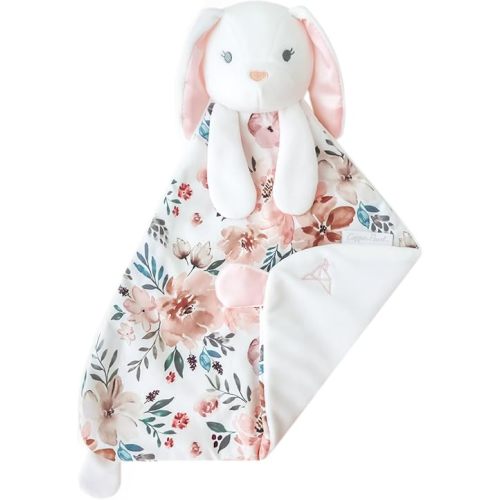 Copper Pearl Character Lovey Plush: Soft Bunny Plush Baby Blankets, Baby Lovey and Stuffed Bunny for Companionship and Entertainment - Bella Bunny