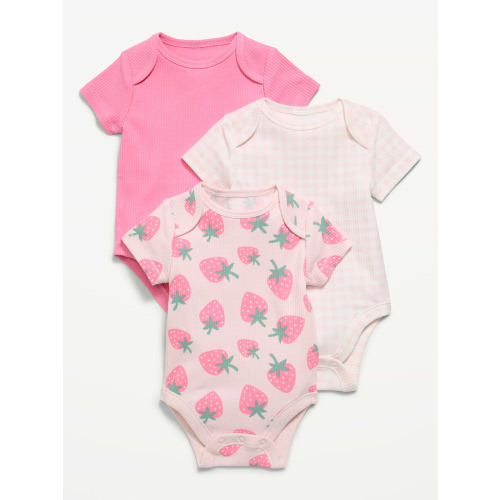 Ribbed Bodysuit 3-Pack for Baby