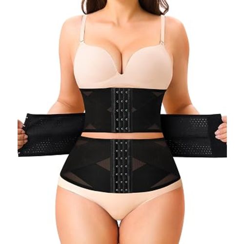 Nebility Ceinture ventrale post-partum Serre-taille Césarienne Bande abdominale Entraîneur de taille Contrôle du ventre Sculpteur de corps Gaine