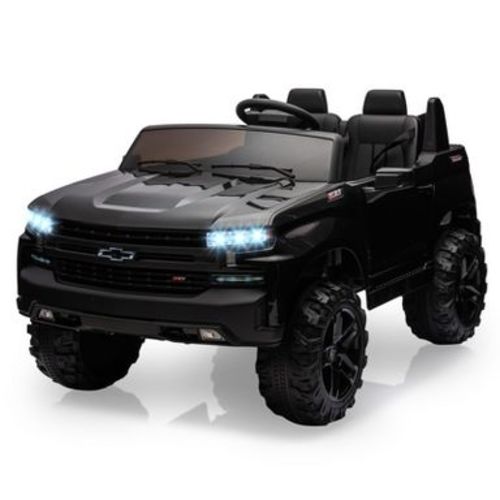 Jojoka 24V Chevrolet Silverado 2-Seater Ride-On w/ Parent Remote - Spring Suspension, 3 Speeds & Music