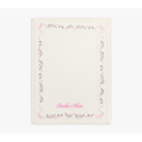 LoveShackFancy Hearts of Roses Knit Baby Gift Set