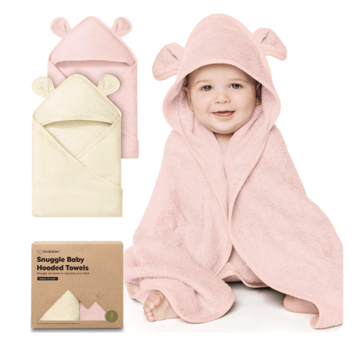 2-Pack Snuggle Hooded Towels