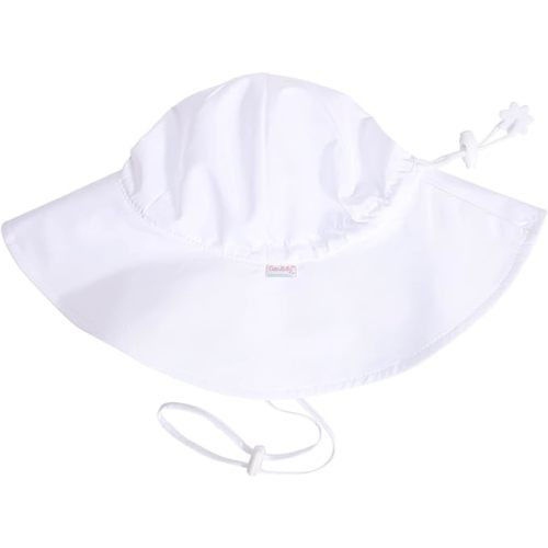 Baby Sun Hat with UPF 50+ Outdoor Adjustable Beach Hat,Baby Girl Wide Brim Bucket Hats for Infant Toddler Little Boy