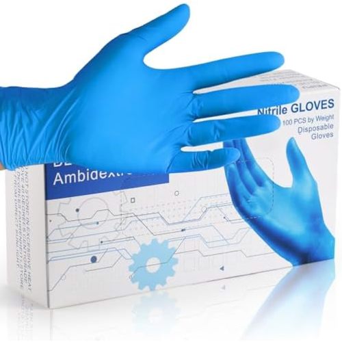 PEIPU Nitrile Disposable Gloves,Powder Free, Cleaning Service Gloves, Latex Free