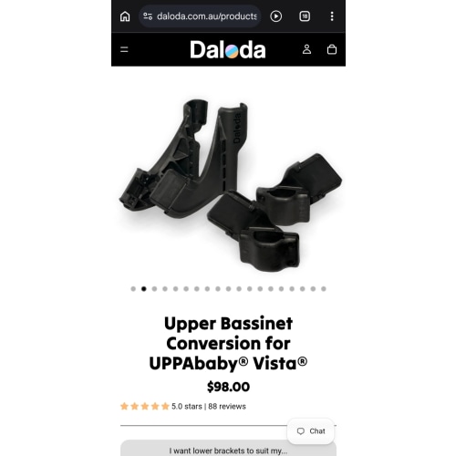 Upper Bassinet Kit for UPPAbaby Vista V2/V3 – Daloda