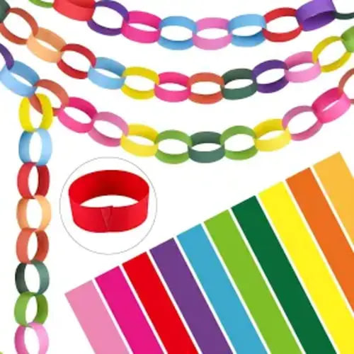 paper chain garland - Google Search