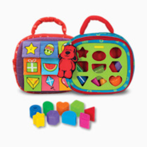 Melissa & Doug Take-Along Shape Sorter Baby and Toddler Toy