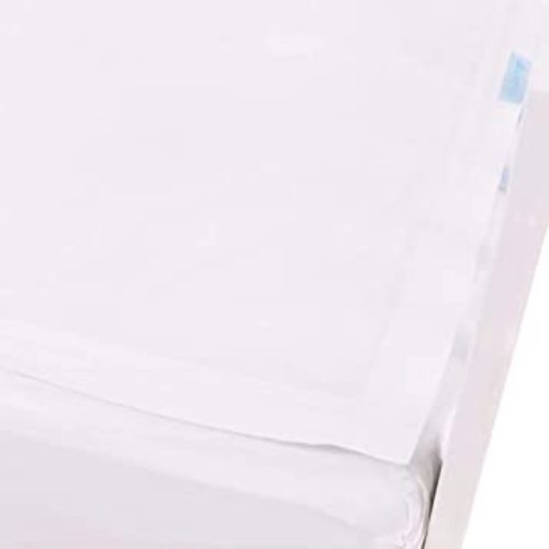 QuickZip Crib Sheet Set - Faster, Safer, Easier Baby Crib Sheets - Includes 1 Wraparound Base & 1 Zip-On Crib Sheet - White 100% Cotton - Fits All Standard Crib Mattresses