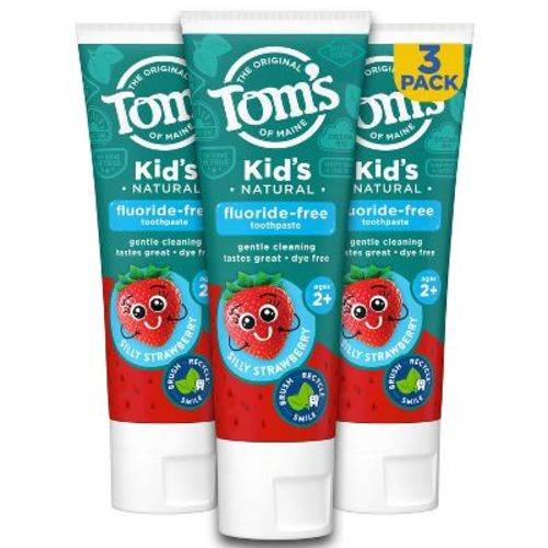Tom's of Maine Silly Strawberry Kids' Fluoride-Free Toothpaste - 5.1oz