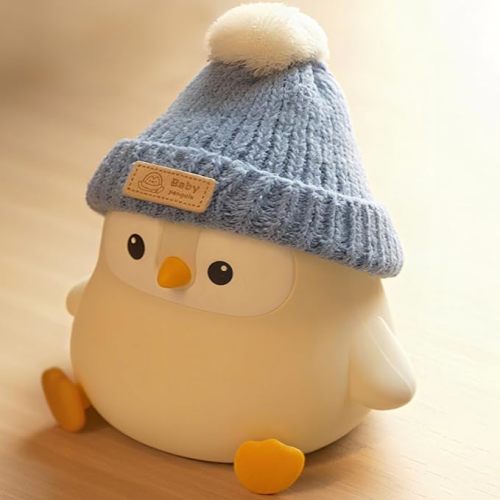 FAMIDUO Duck Night Light, Squishy Silicone Bedside Light for Baby Nursery | BPA-Free Silicone,Dimmable,20min Timer,Rechargeable Touch Light , Cute DoDo Ducky Lamp, Boys Girls Room Decor, Gift for Kids