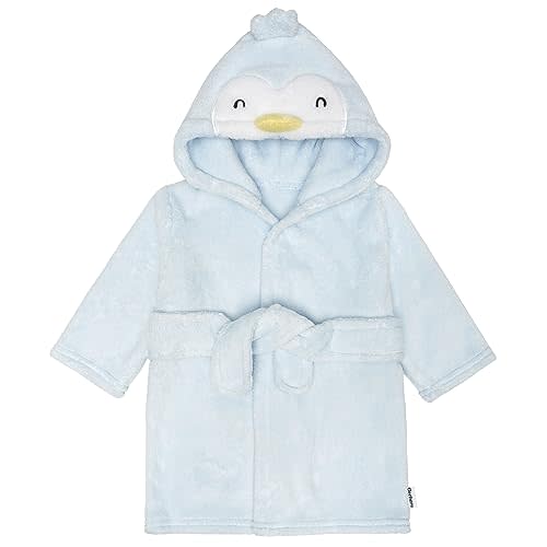 Gerber Unisex Baby Plushy Soft Hooded Animal Character Bathrobe