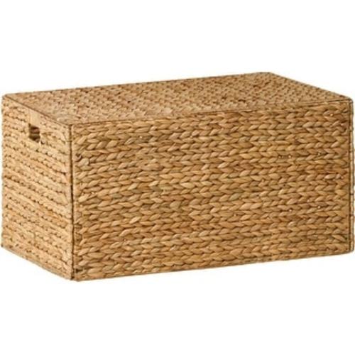 Judas Water Hyacinth Rectangular Brown Storage Trunk