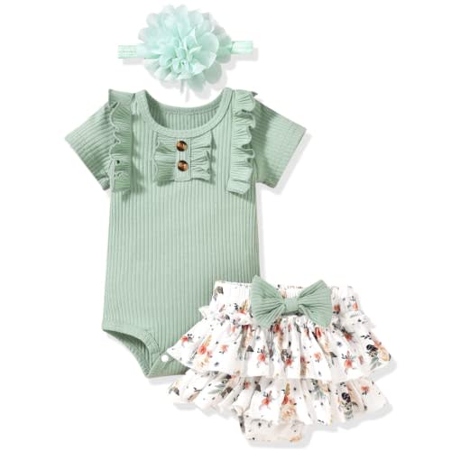 Aalizzwell Newborn Infant Baby Girls Summer Outfit