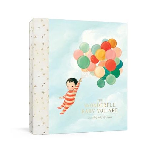 The Wonderful Baby You Are: A Record of Baby's First Year: Baby Memory Book with Milestone Stickers and Pockets