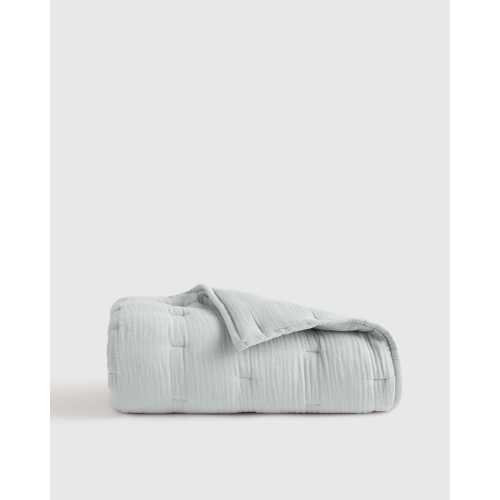 Organic Airy Gauze Toddler Quilt  in Mist
