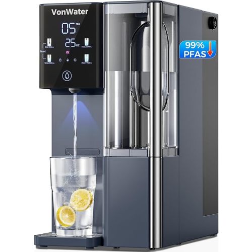 7-Stage Countertop Reverse Osmosis Water Filter System, 528 Gallons RO Water Filtration with Portable Pitcher, NSF/ANSI 372,53,42,58, Reduce TDS PFAS, 5 Volumes, 3:1 Pure to Drain CT910