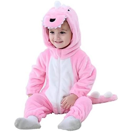 Halloween Baby Green Dinosaur Costumes Toddler Outfit Infants Cosplay Romper 1-60 Months