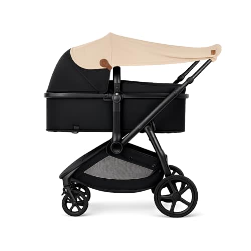 UV Sun Shade for Baby Strollers – Certified UPF 50+ Protection | Blocks 99.91 % of UVA & UVB rays (Beige)