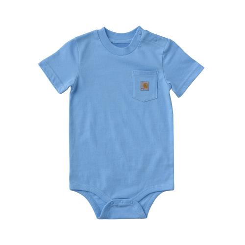 Carhartt Kids' Short Sleeve Pocket Bodysuit (Baby)