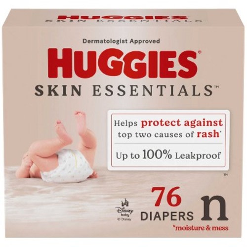 Huggies Skin Essentials Luxury Diapers  - Newborn - 76ct