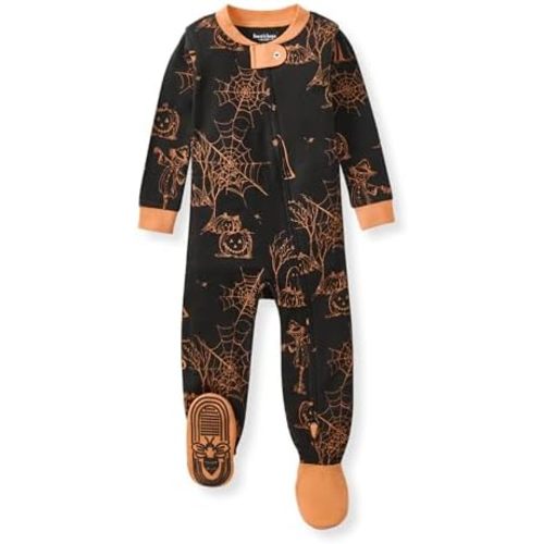 Burt's Bees Baby Baby Boys Boys Sleeper Pjs, 100% Organic Cotton, One-piece Footie, Zip Up Jumpsuit, Snug Fit Pajamas