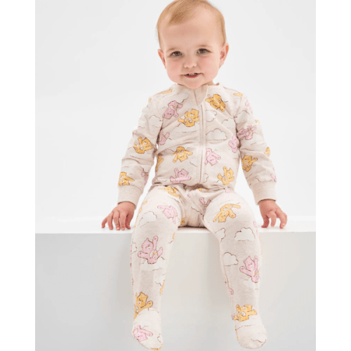 Care Bears Australian Cotton Baby Zip Coverall