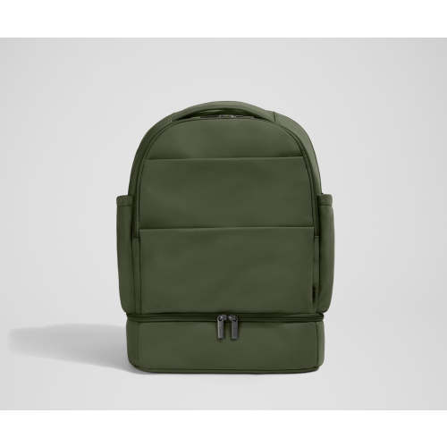 The Double Diaper Backpack - Olive Green