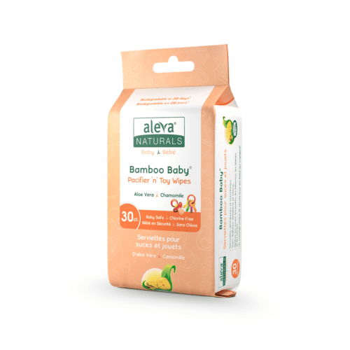 Aleva Naturals Bamboo Baby Pacifier & Toy Wipes - 30 Count - Walmart.ca