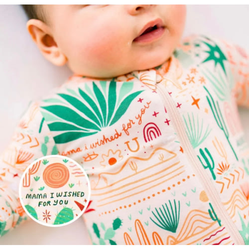 The Second-Skin Footie | Desert Cactus Vibes | "Mama, I Wished for You" | Raising Mama