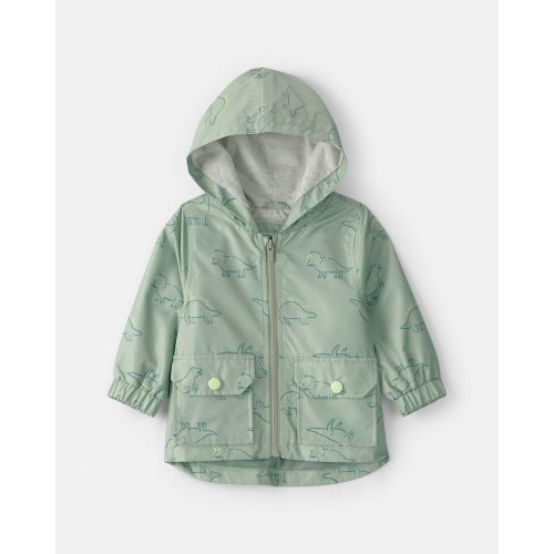 Baby Boy Dinosaur Raincoat - Green | Carter's