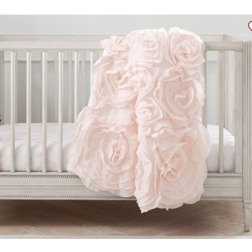 Monique Lhuillier Rosette Baby Quilt | Pottery Barn Kids