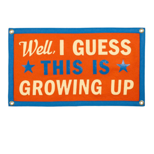 Well, I Guess This Is Growing Up Camp Flag | Blink-182 x Oxford Pennant