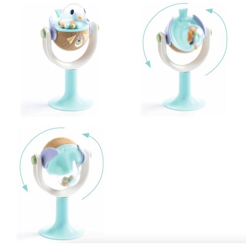 BabyReversi tumbling rattle | White