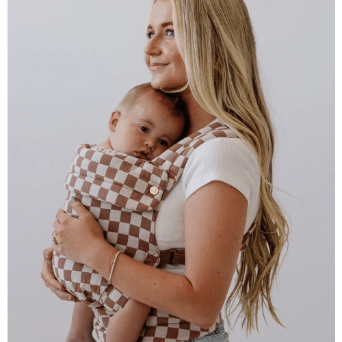 The Monarch Carrier - Mocha Check – Mabē