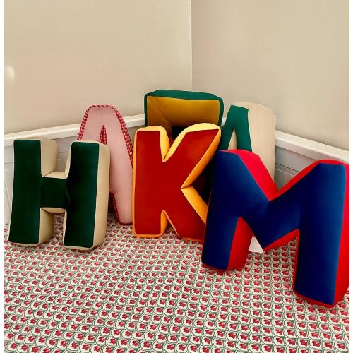 Personalized Letter Pillow: Custom Name Cushion, Baby Room Decor