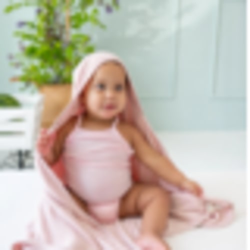 Buy Kyte BABY Hooded Bath Towel Blush Infant at Well.ca | Free Shipping $35+ in Canada