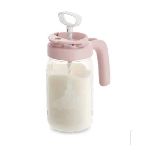 Glass Formula And Breastmilk Mixing Pitcher with Mixing Handle