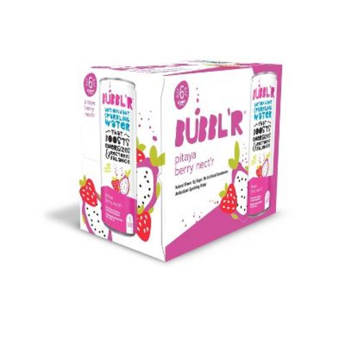 Bubbl'r Pitaya Berry Nect'r Antioxidant Sparkling Water - 6pk/12 Fl Oz Can