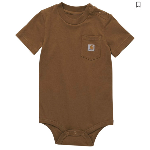 Carhartt Infant Boys' Short Sleeve Pocket Onesie