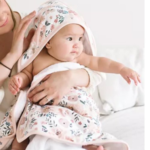 Floral Premium Hooded Towel