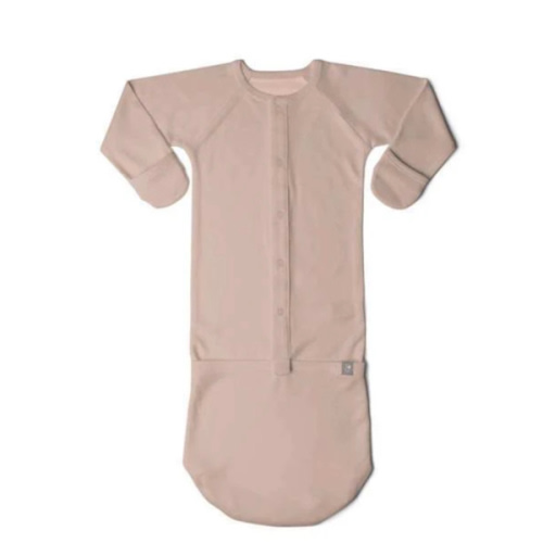 Goumikids Organic Baby Sleeper Gown - Rose – goumikids