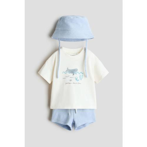 3-PIECE JERSEY AND TERRY SET