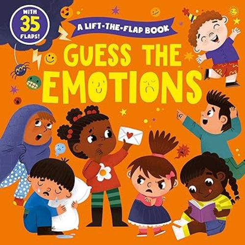Guess the Emotions: A Lift-the-Flap Book with 35 Flaps! (Clever Hide & Seek)