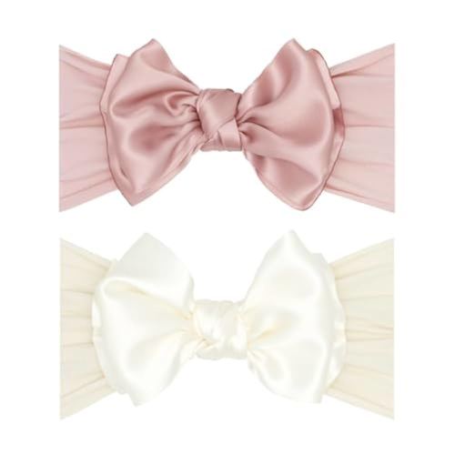 Baby Bling 2PK SATIN FAB®: antique pink + ivory