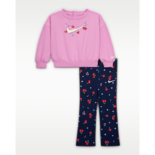 Nike Cherry Baby (12-24M) Crew and Leggings Set. Nike.com