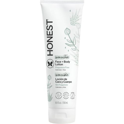 The Honest Company Face and Body Lotion, Fragrance-Free, 8.5 fl oz