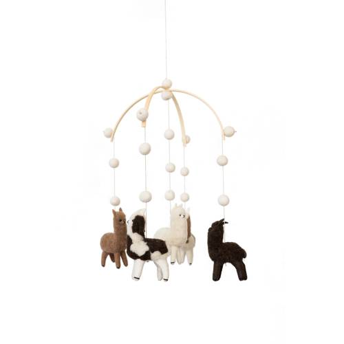 Llama Baby Mobile: Nursery Decor, Alpaca Theme
